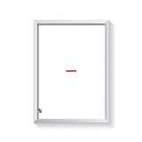 Nope Typography frame white