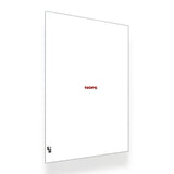Nope Typography metal poster 2