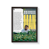 Not The City Of The Man frame black