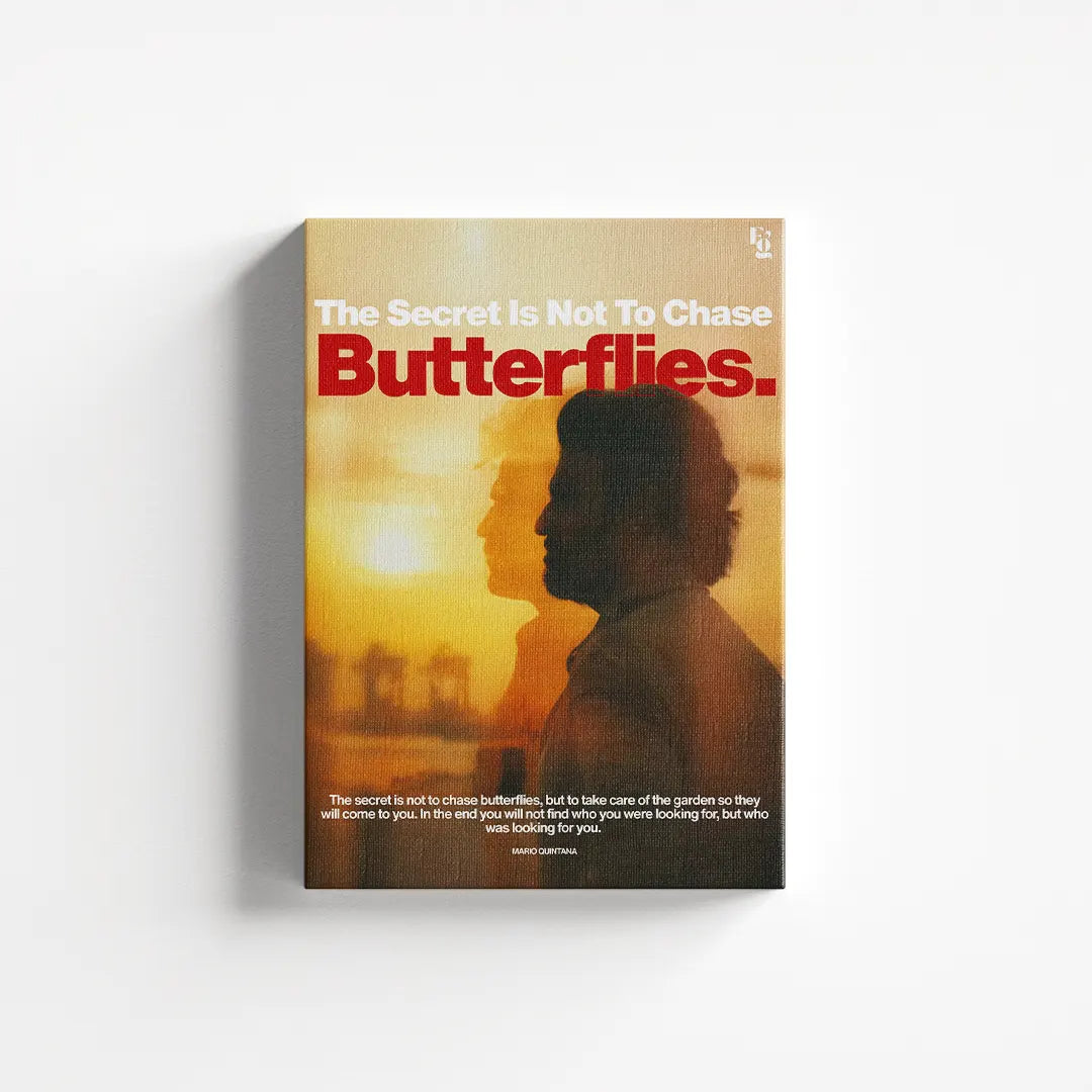 Not To Chase Butterflies canvas 1