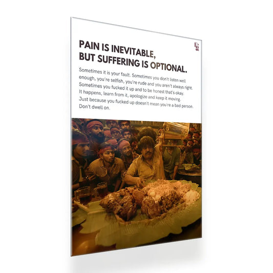 Pain Is Inevitable metal poster 2