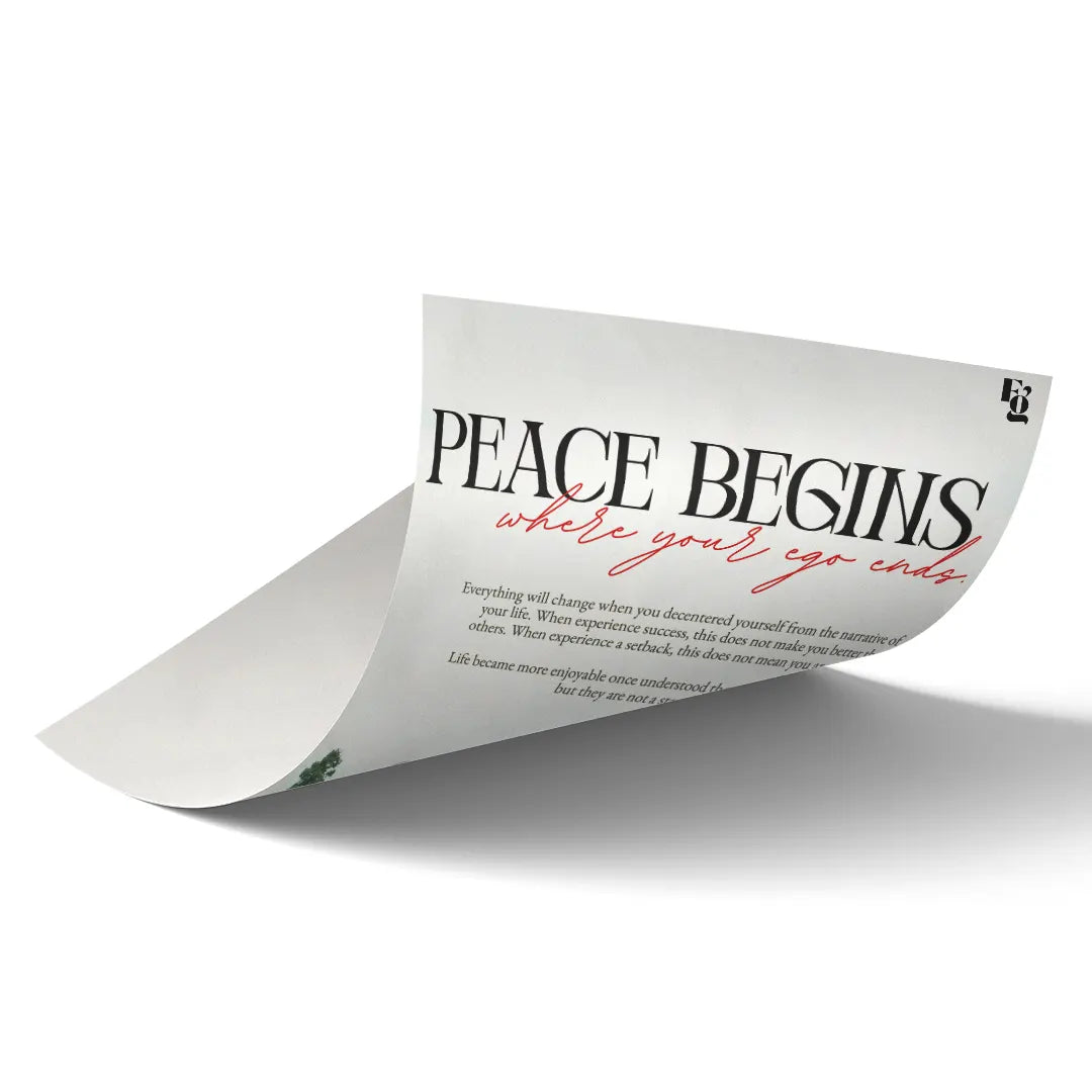 Peace Begins art poster 2