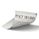 Peace Begins art poster 2