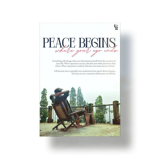 Peace Begins metal poster 1