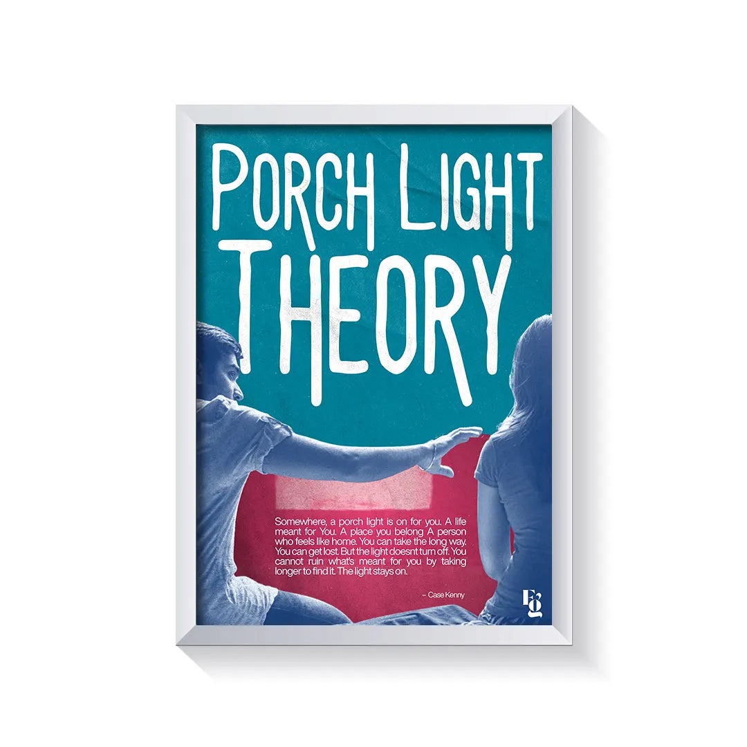 Porch Light Theory frame white