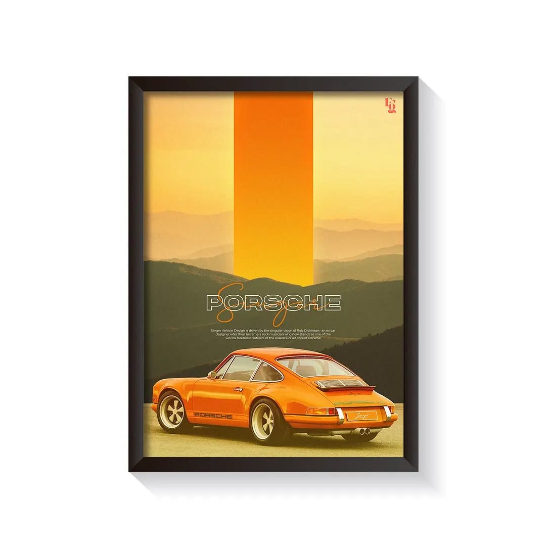 Porsche frame black