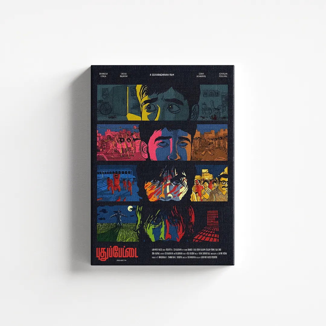 Pudhupettai 2006 V1 Original Movie canvas 1