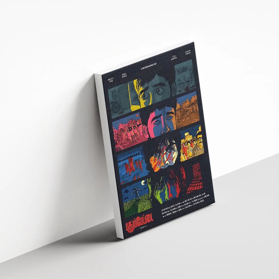Pudhupettai 2006 V1 Original Movie canvas 3