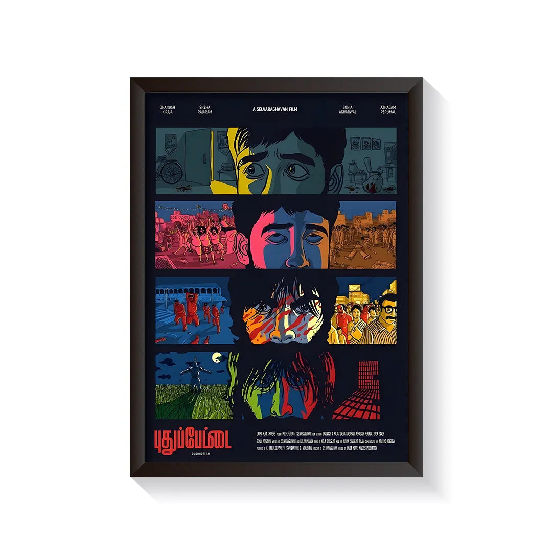 Pudhupettai 2006 V1 Original Movie frame black