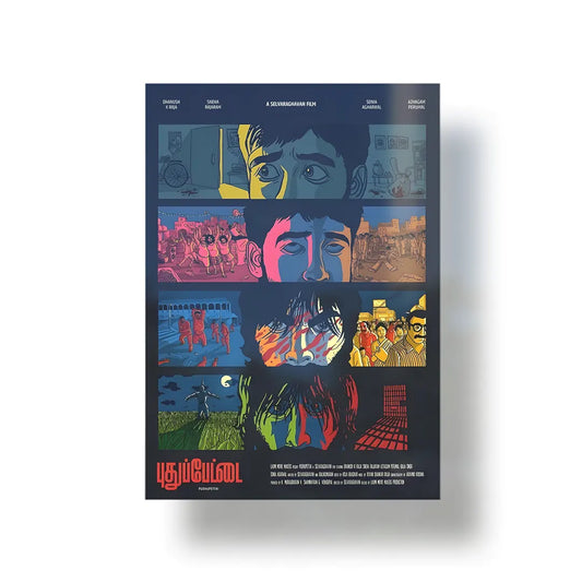 Pudhupettai 2006 V1 Original Movie metal poster 1