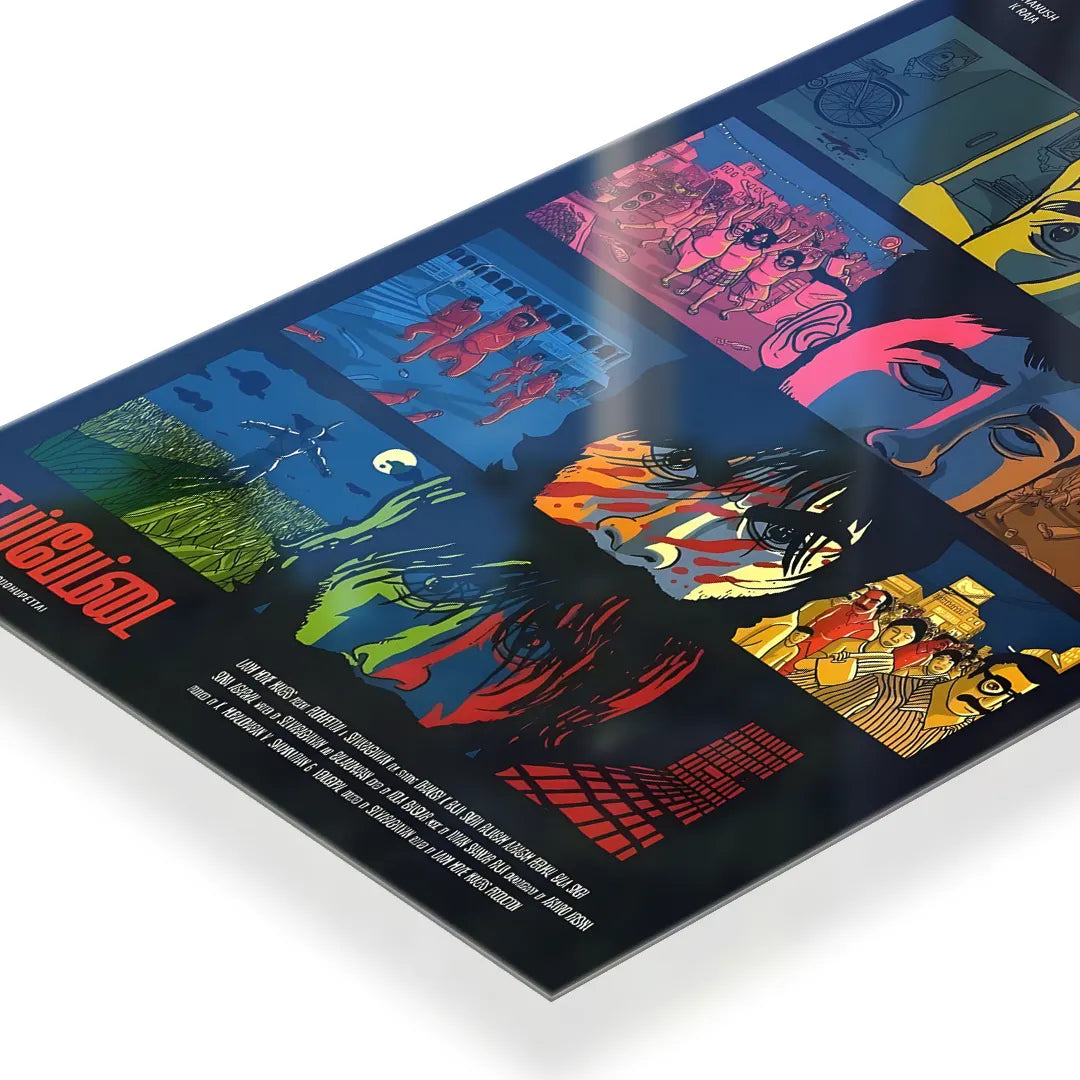 Pudhupettai 2006 V1 Original Movie metal poster 3