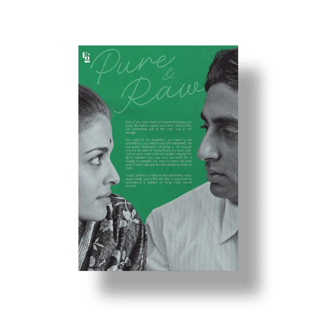 Pure & Raw art poster 1