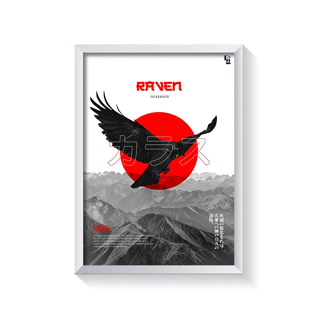 Raven frame white