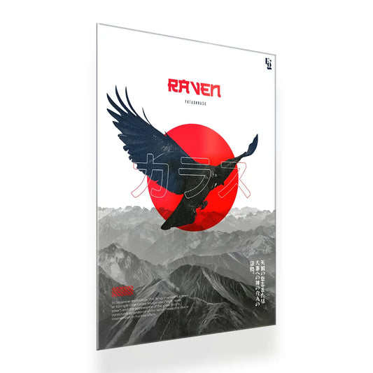Raven metal poster 2