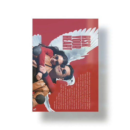 Risk Your Heart metal poster 1
