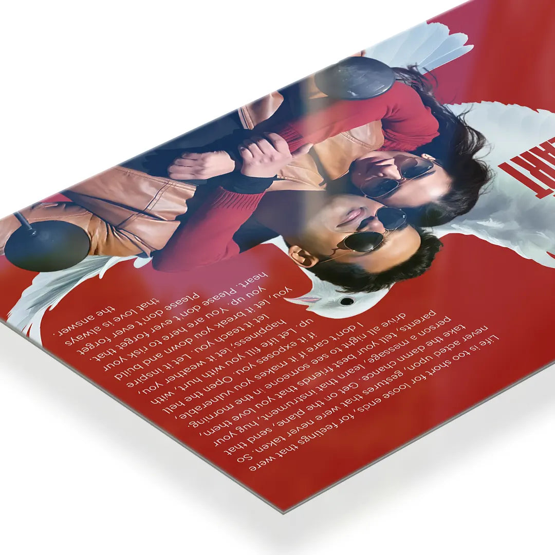 Risk Your Heart metal poster 3