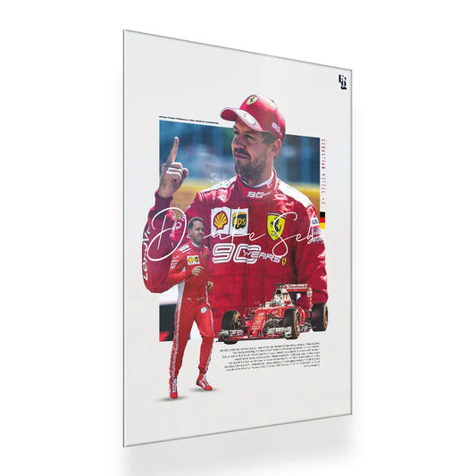 Sebastian Vettal II metal poster 2