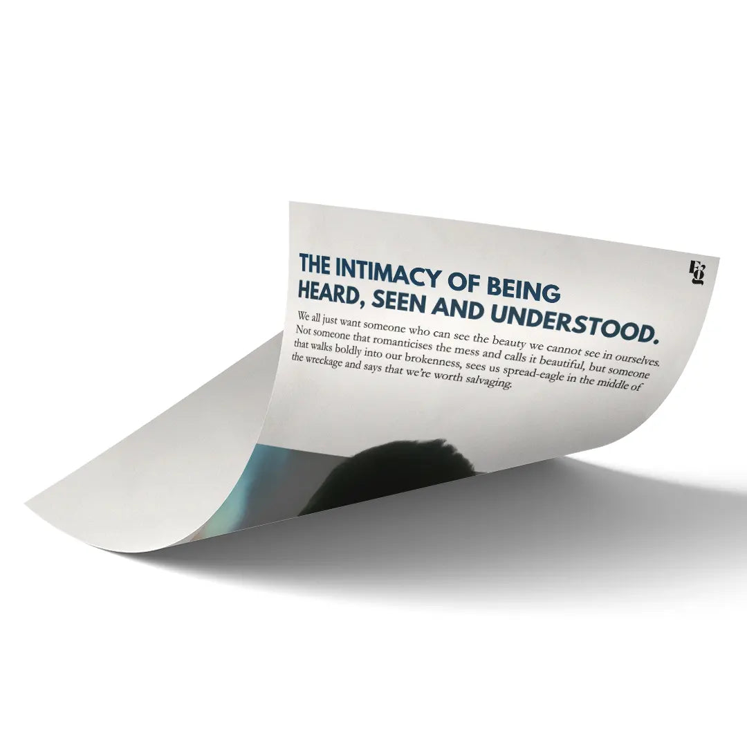 Seen And Understood art poster 2