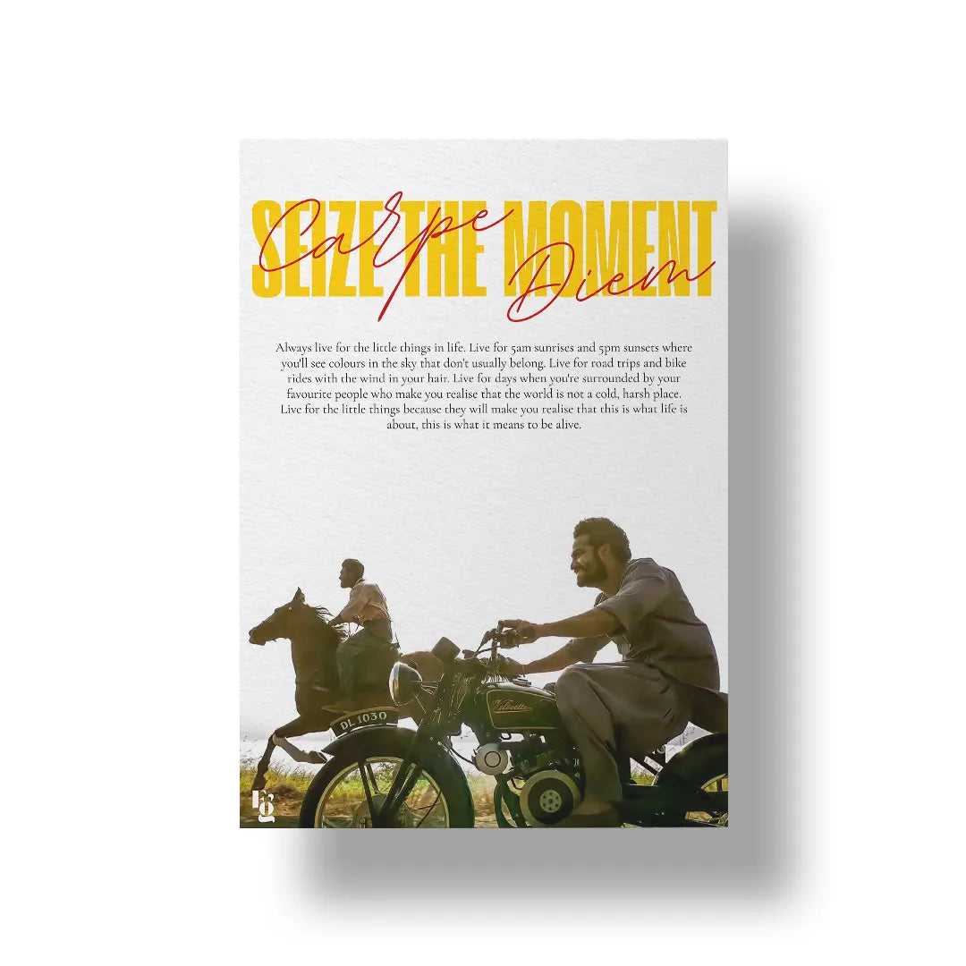 Seize The Moment art poster 1