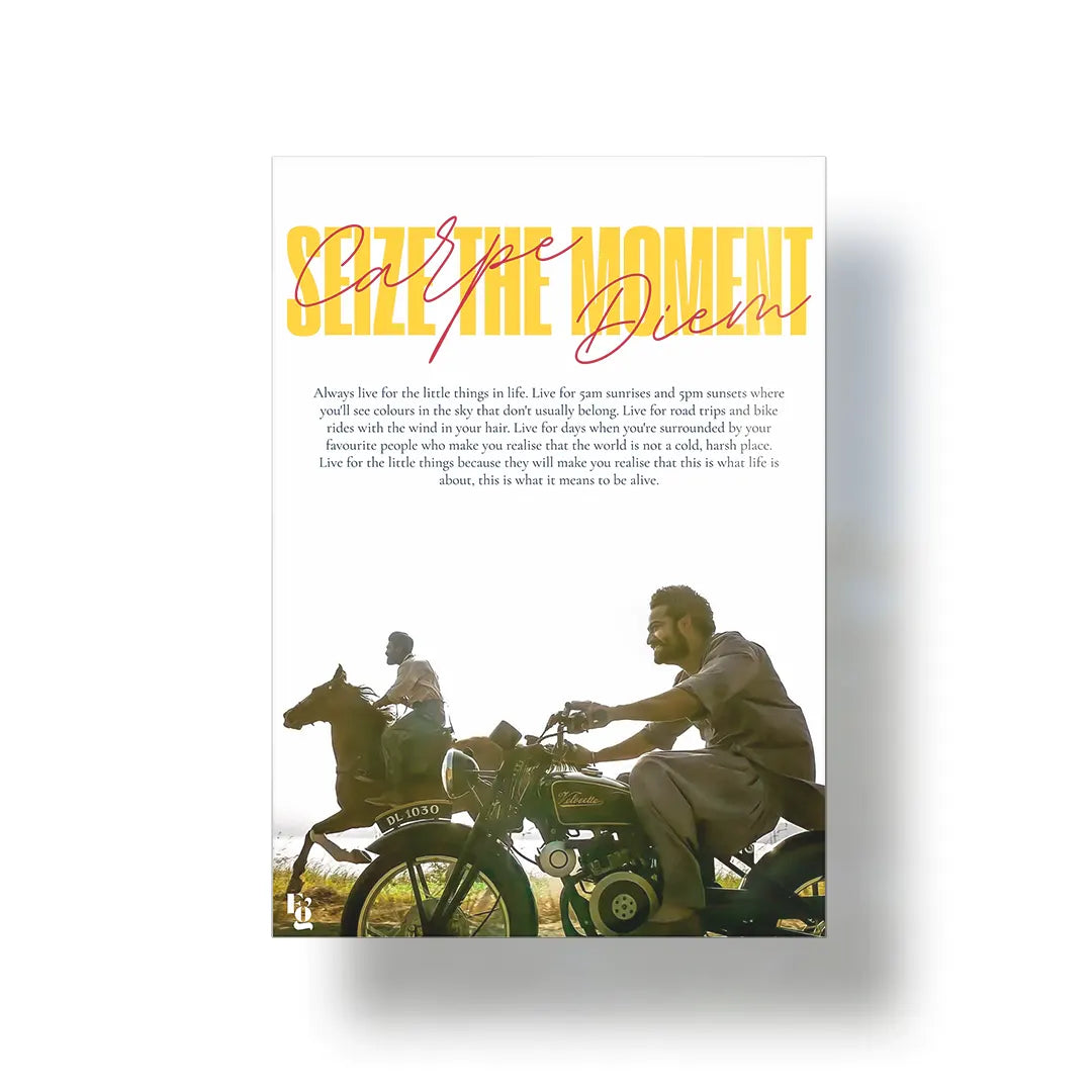 Seize The Moment metal poster 1