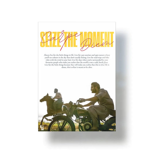 Seize The Moment metal poster 1