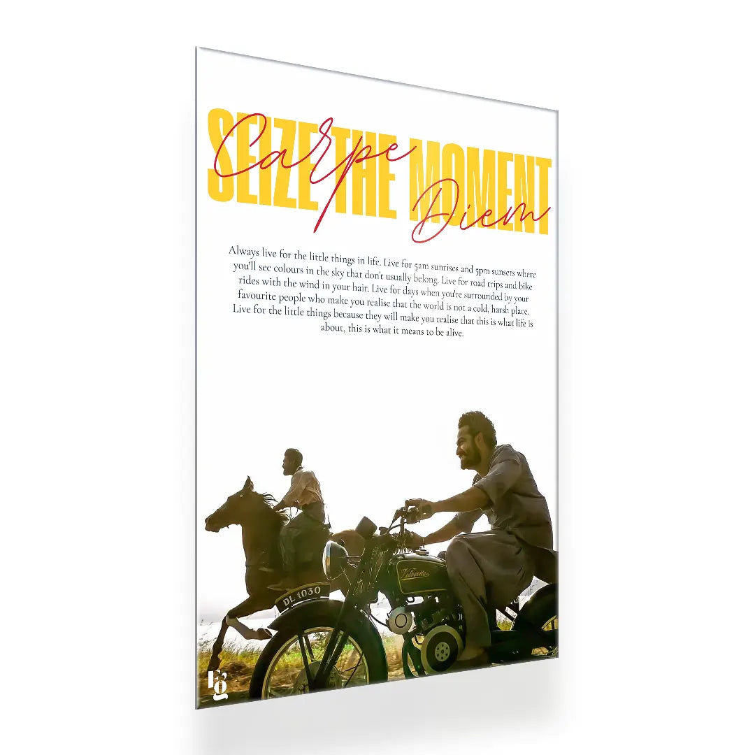 Seize The Moment metal poster 2