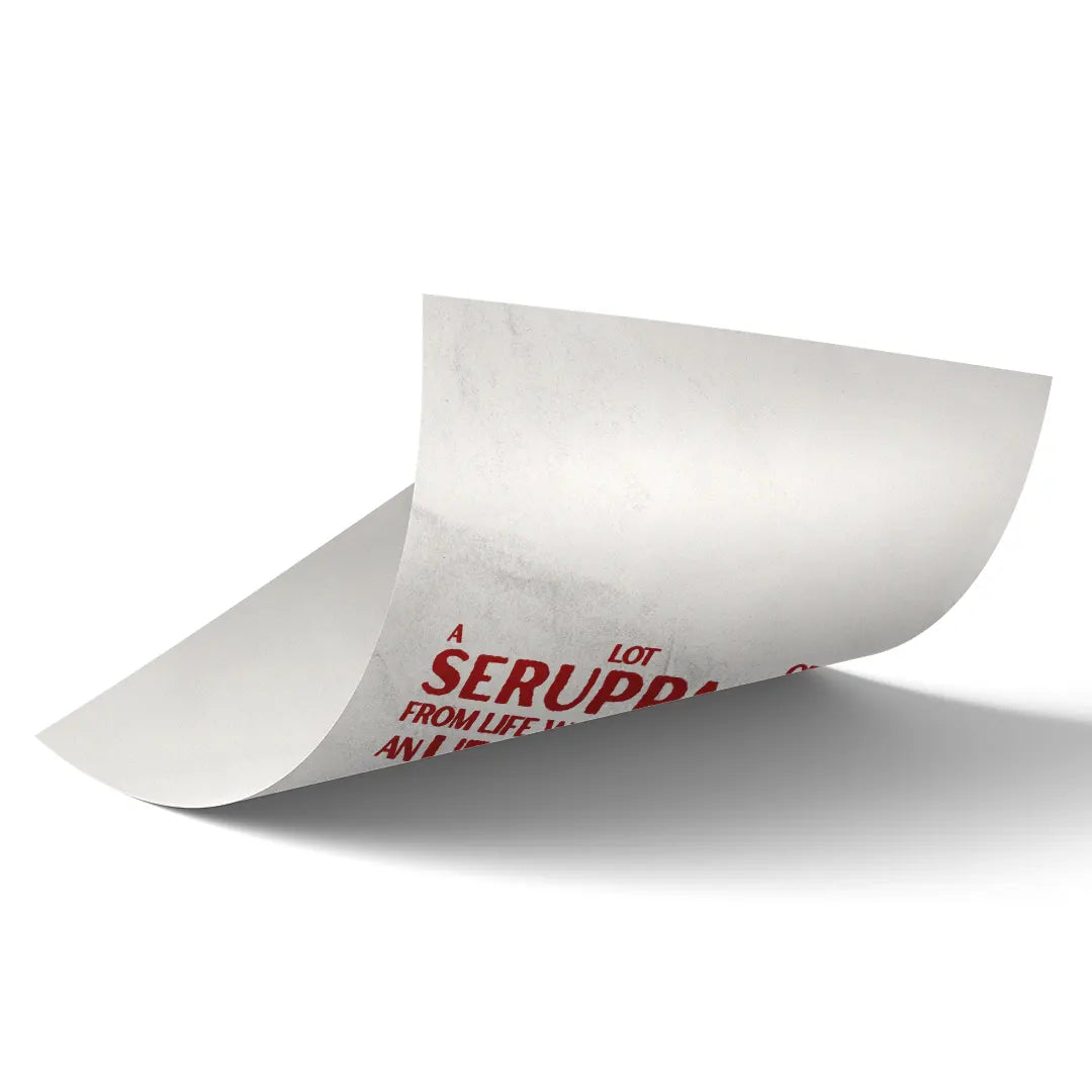 Seruppadi Typography art poster 2