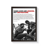 Some Loves Are Lessons frame black
