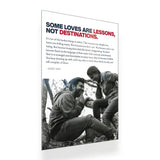 Some Loves Are Lessons metal poster 2