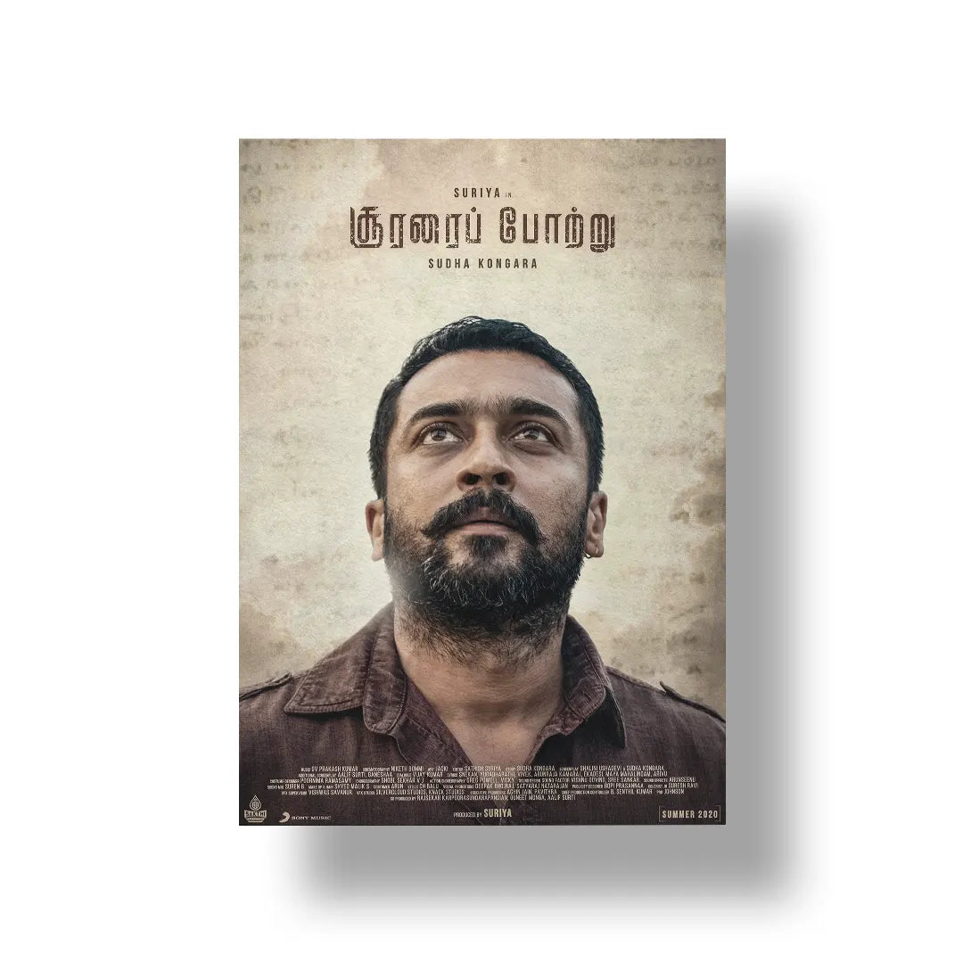 Soorarai Pottru 2020 V1 Original Movie art poster 1