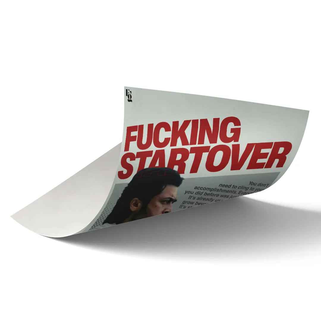 Start Over art poster 2