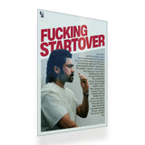 Start Over metal poster 2