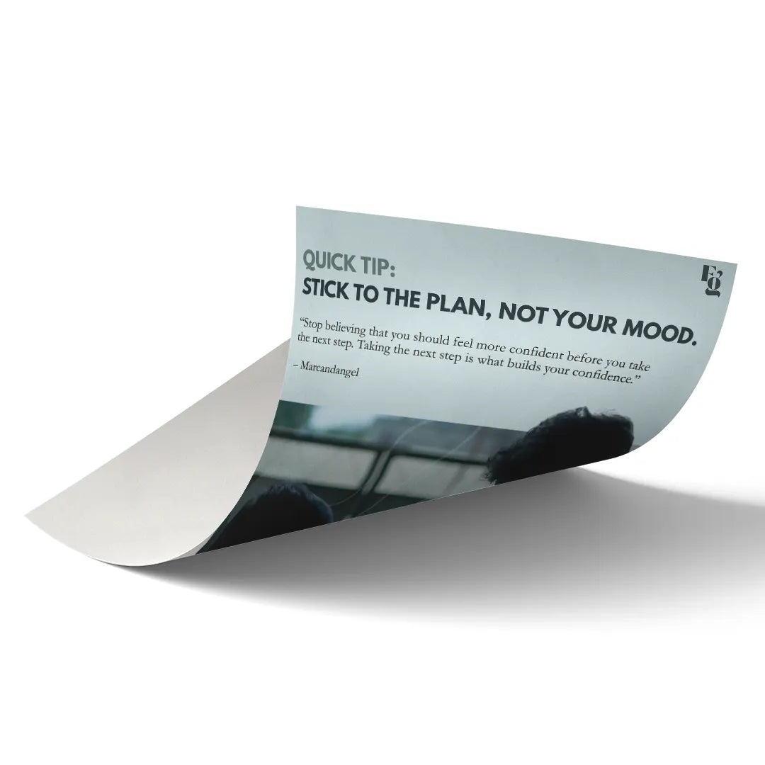Stick To The Plan art poster 2