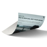 Stick To The Plan art poster 2