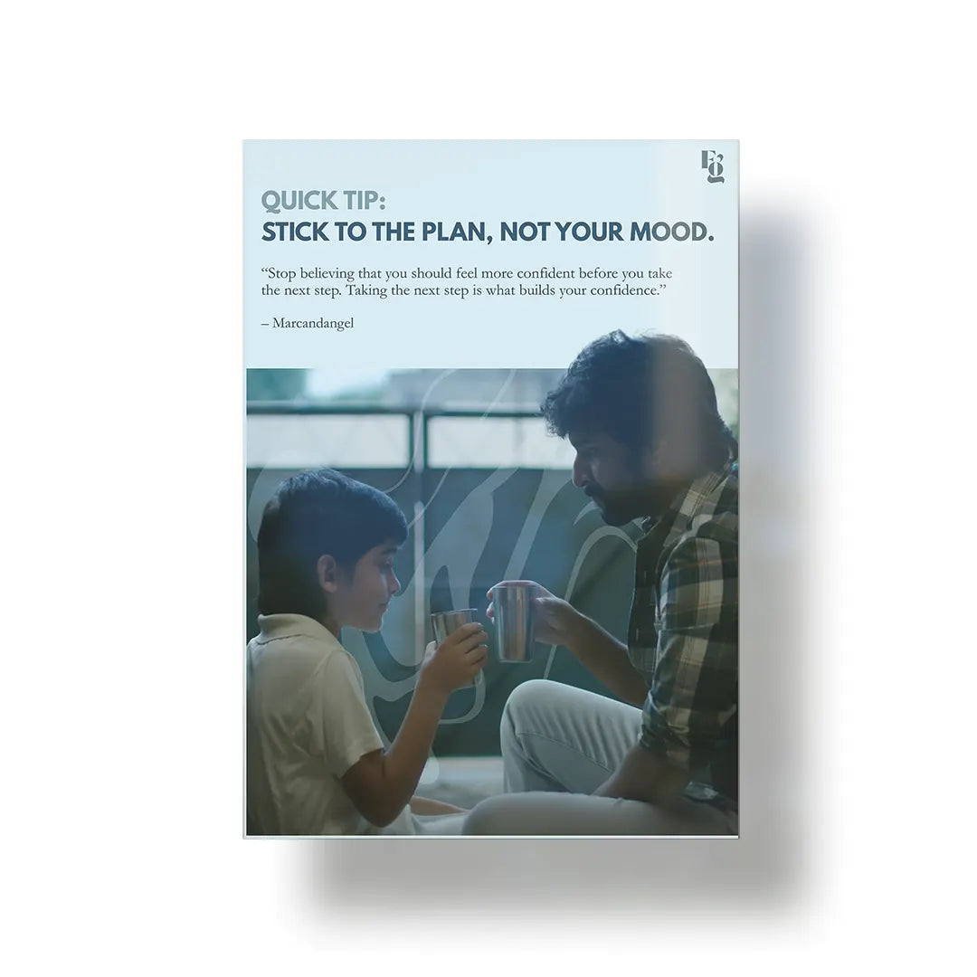 Stick To The Plan metal poster 1