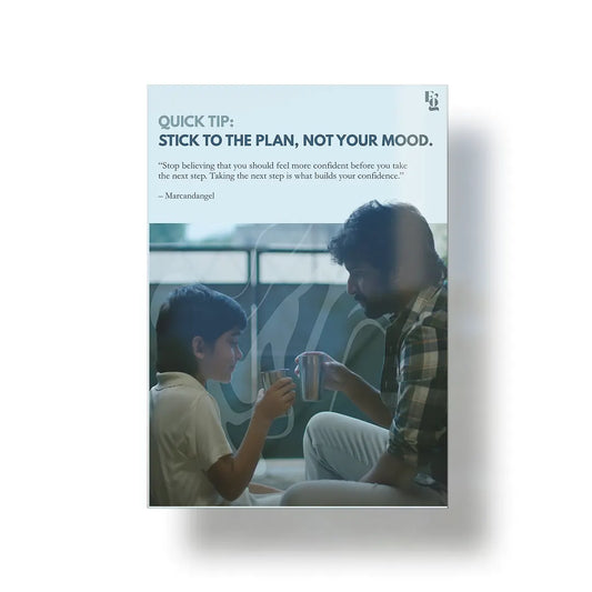Stick To The Plan metal poster 1
