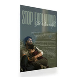 Stop Explaining Yourself metal poster 2