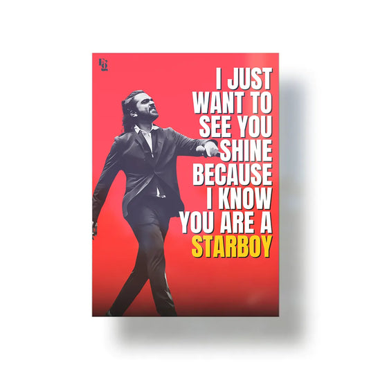 Str Starboy metal poster 1