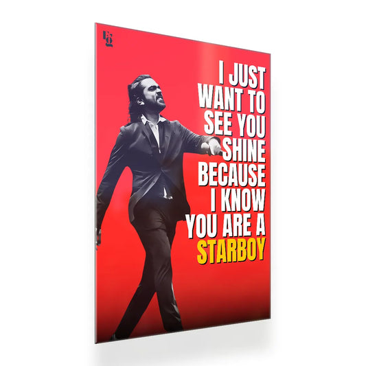 Str Starboy metal poster 2