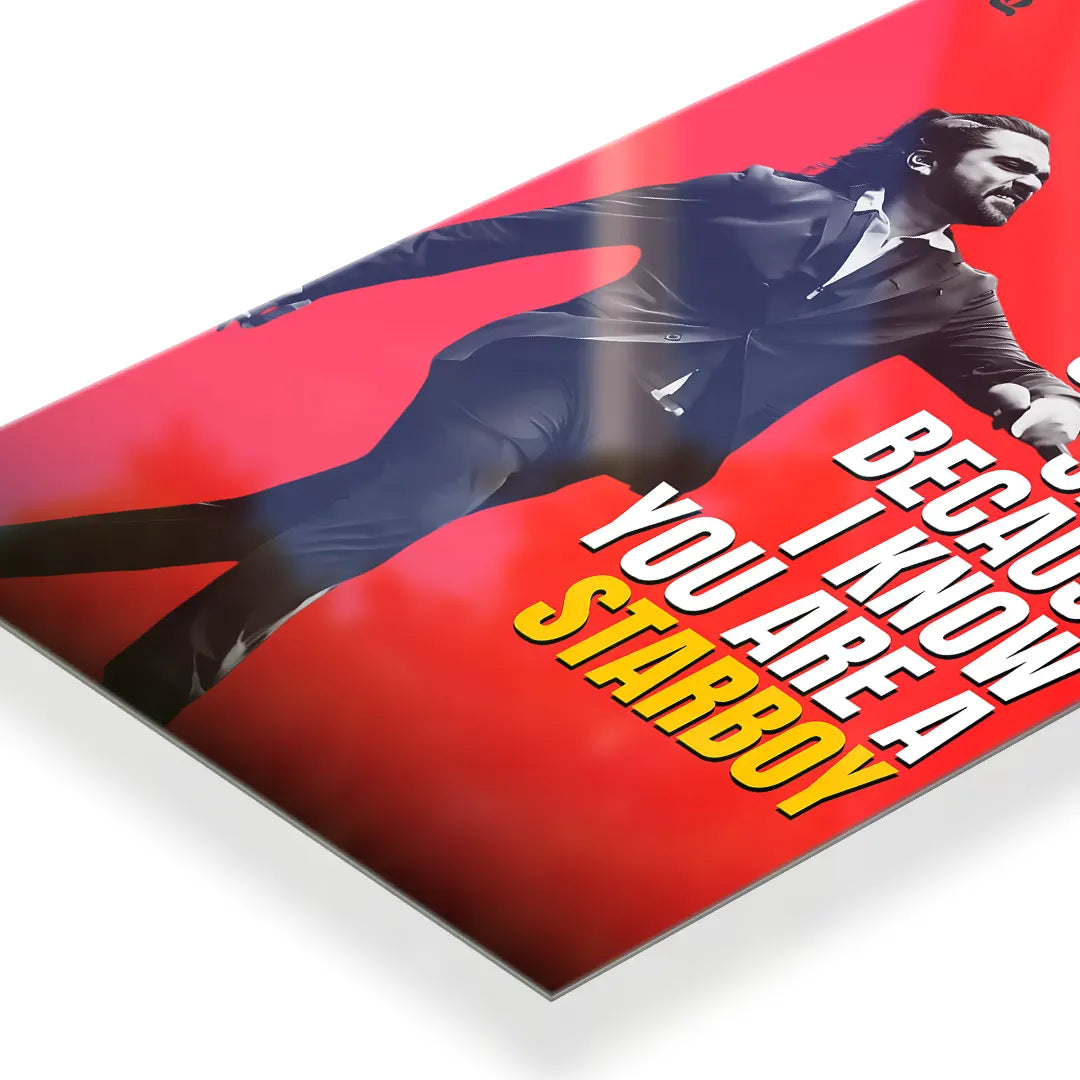 Str Starboy metal poster 3