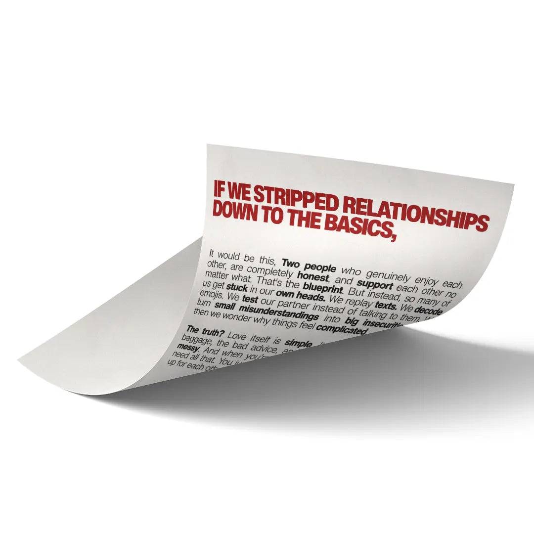 Stripped Relationships art poster 2