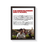 Stripped Relationships frame black