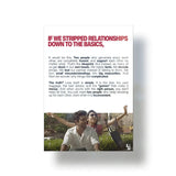 Stripped Relationships metal poster 1