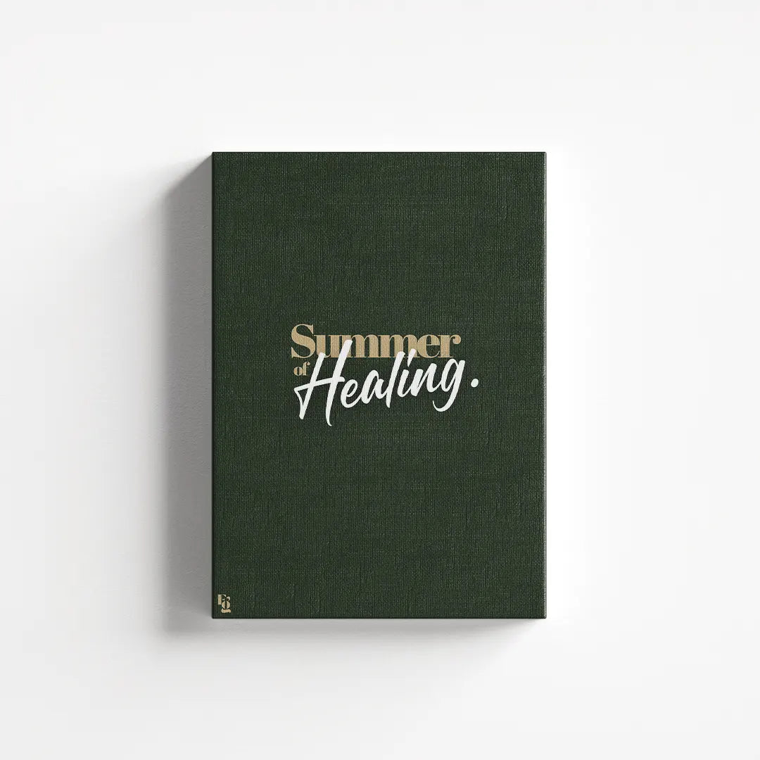 Summer Of Healing Typography canvas 1