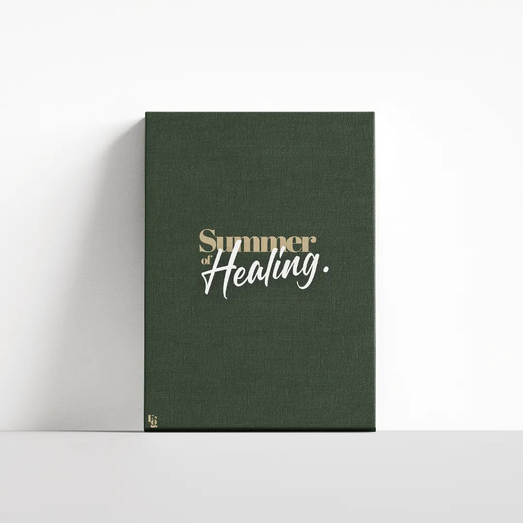 Summer Of Healing Typography canvas 4