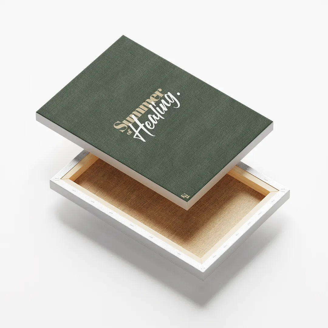 Summer Of Healing Typography canvas 6