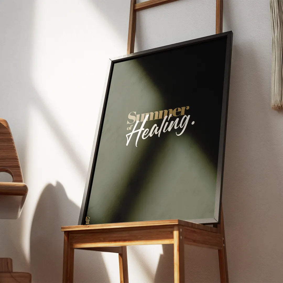 Summer Of Healing Typography frame 2