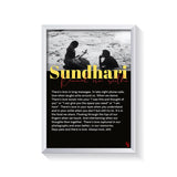 Sundhari frame white