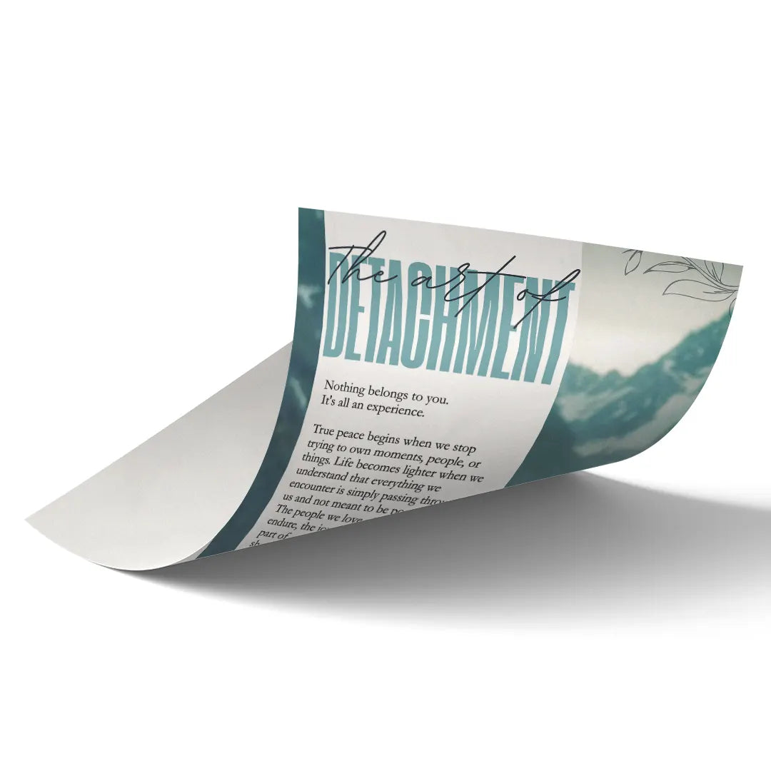 The Art Of Detachment art poster 2