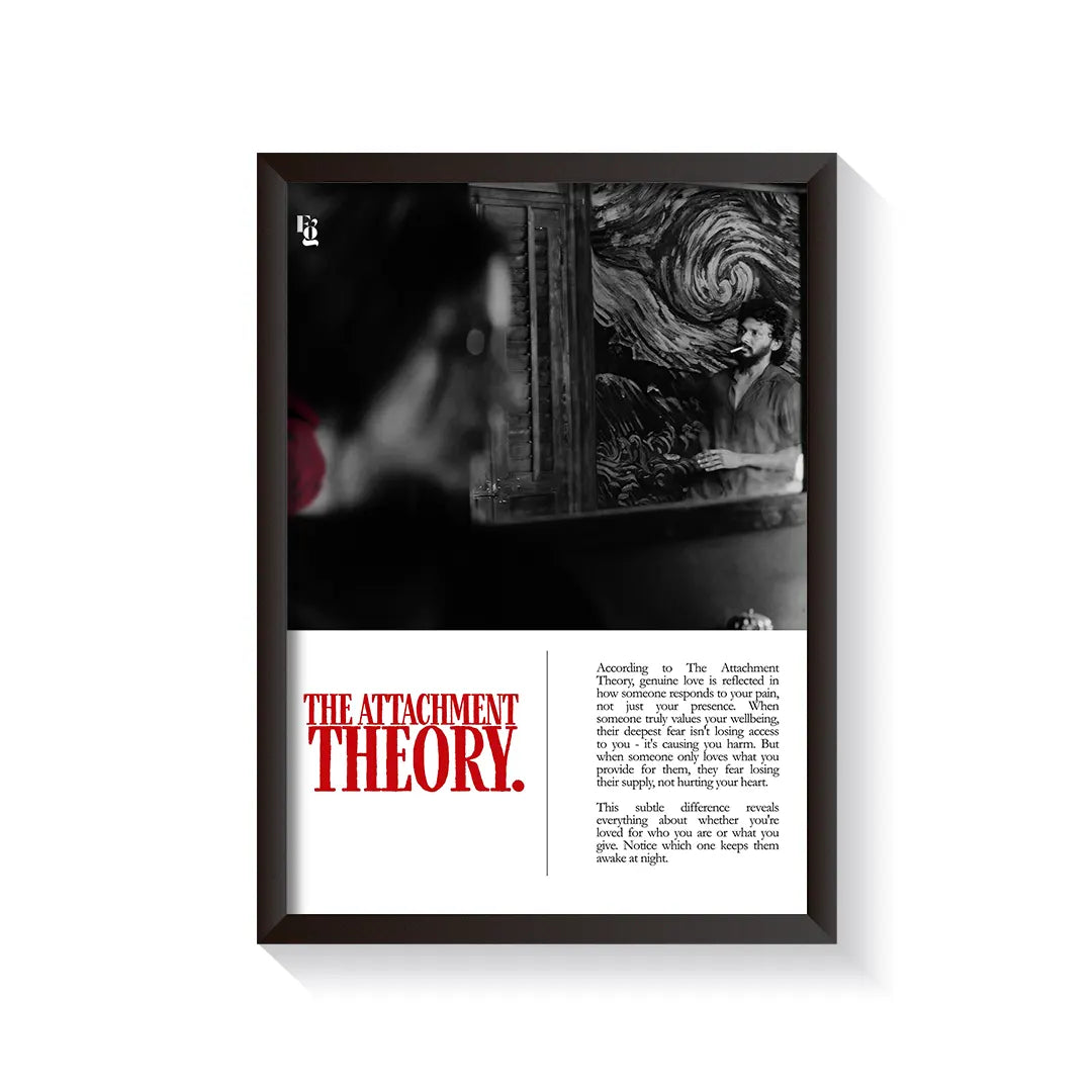 The Attachment Theory frame black